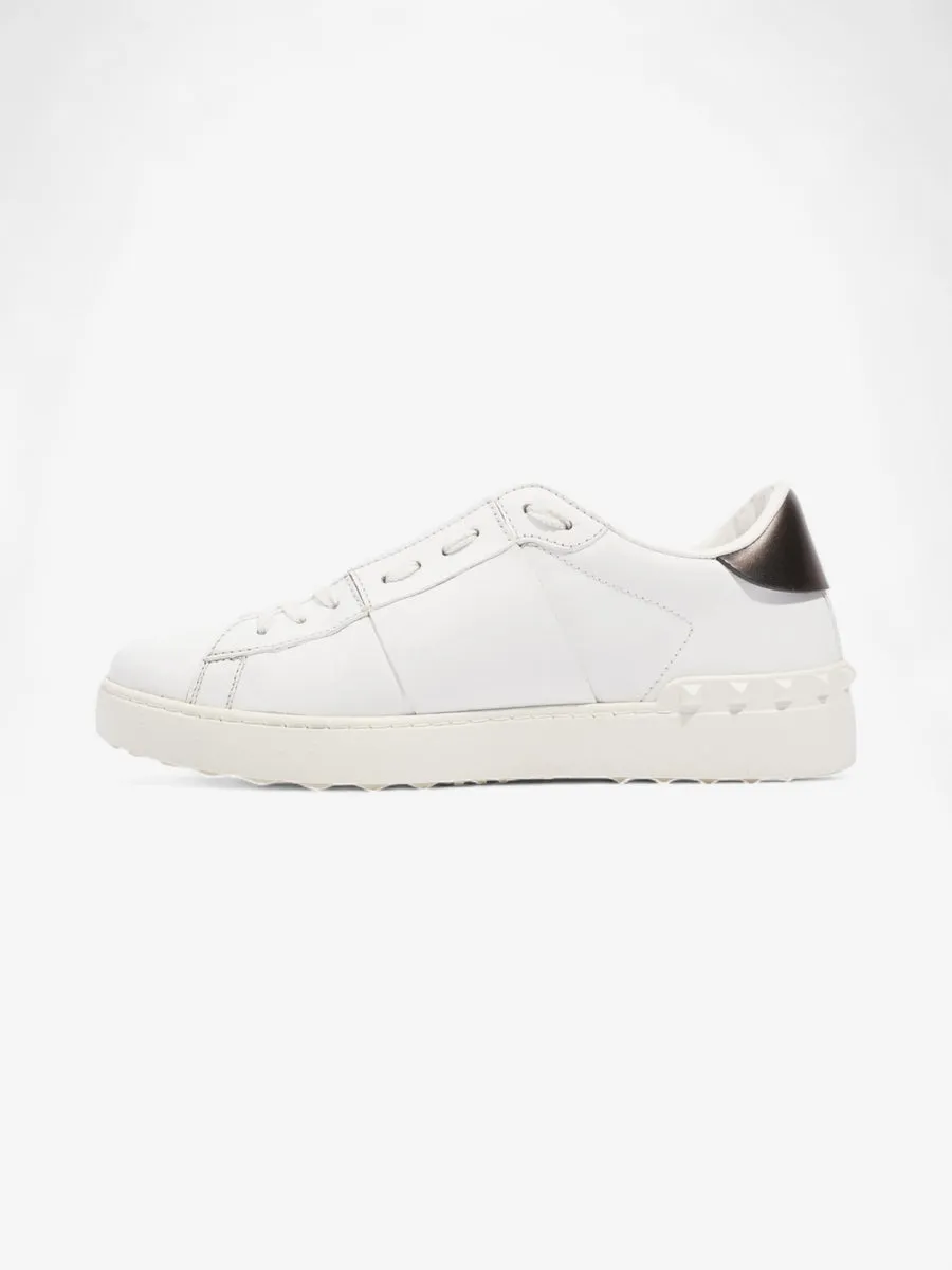 Valentino VLTN Open Sneakers White / Black Leather EU 41.5 UK 7.5