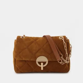 Vanessa Bruno  Moon Mm Bag in Brown Leather