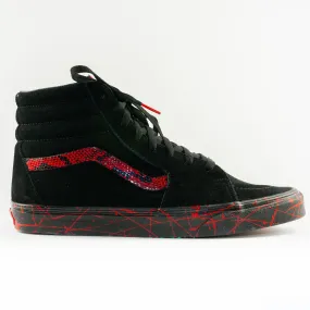 Vans Authentic Hi Top Custom Black 'Blood Snakeys' Edition