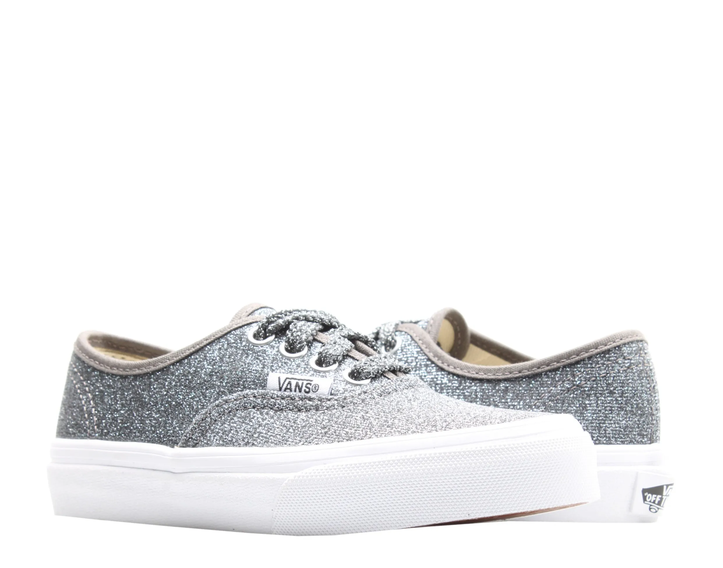 Vans Authentic Lurex Glitter Little/Big Kids Low Top Sneakers