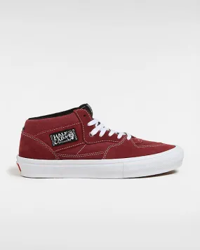 VANS Chaussures Skate Half Cab (burgundy/white) Unisex Rouge