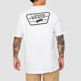 Vans Full Patch Back T-Shirt White/Black