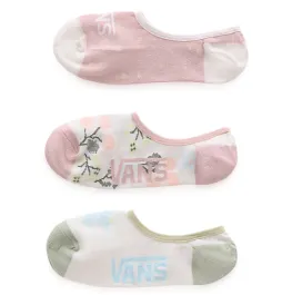 Vans Micro Ditsy Canoodle Womens 3 Pack Socks - Rose Smoke