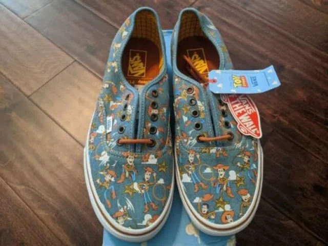 Vans X Disney Toy Story Woody Authentic Denim Vintage NE...