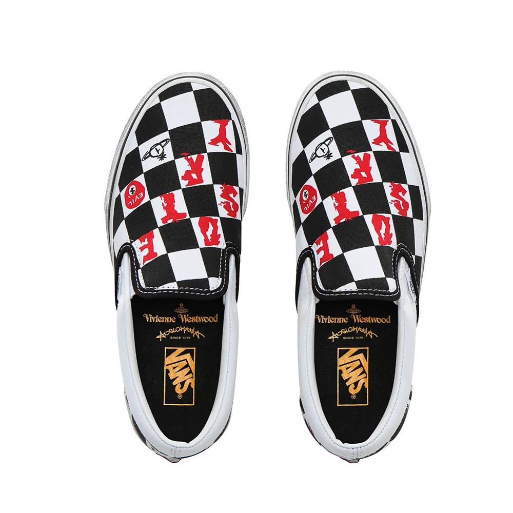 Vans X VIVIENNE WESTWOOD Classic Slip-On Checker/True White