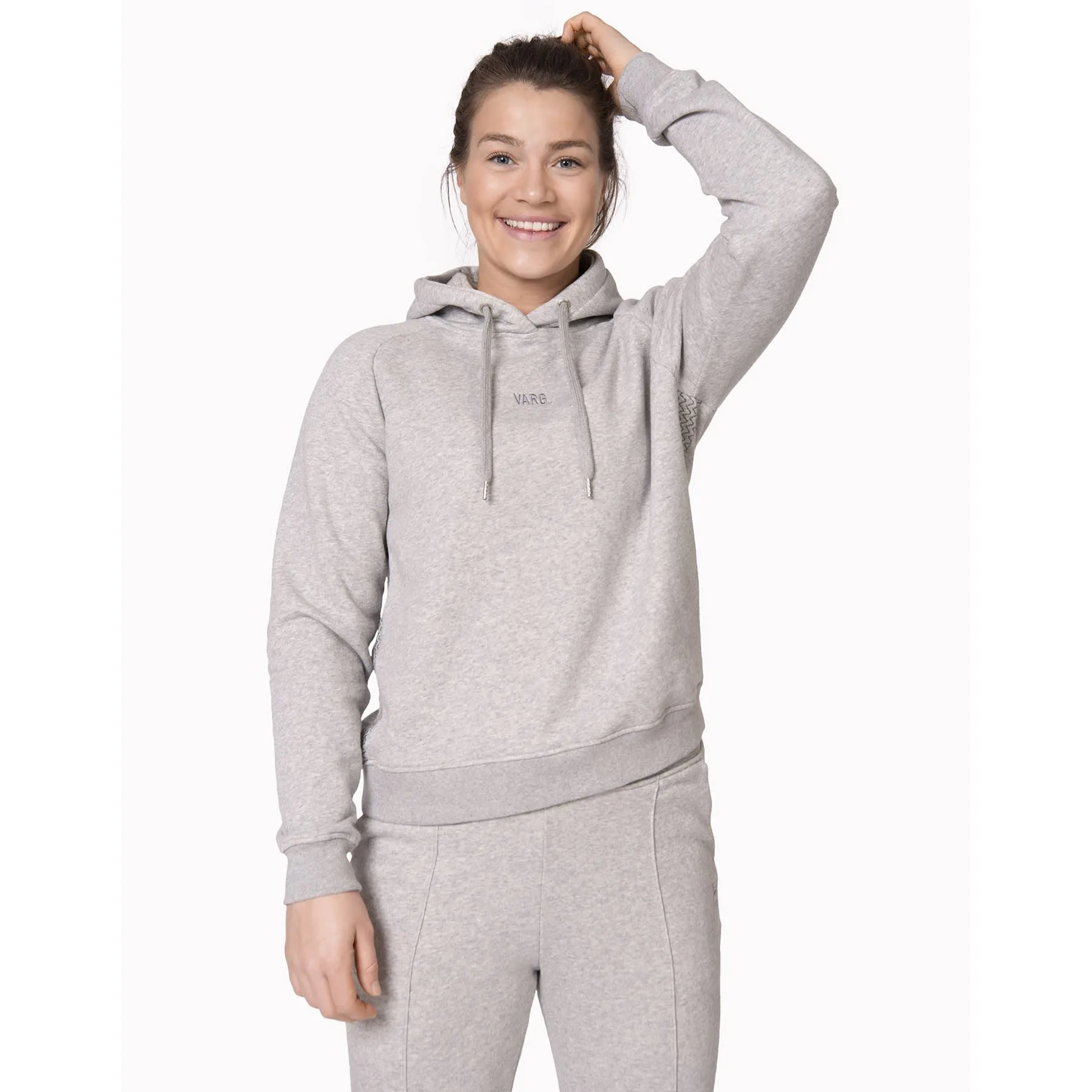 Varg Women's Sandhamn Hoodie Light Grey | Buy Varg Women's Sandhamn Hoodie Light Grey here | Outnorth