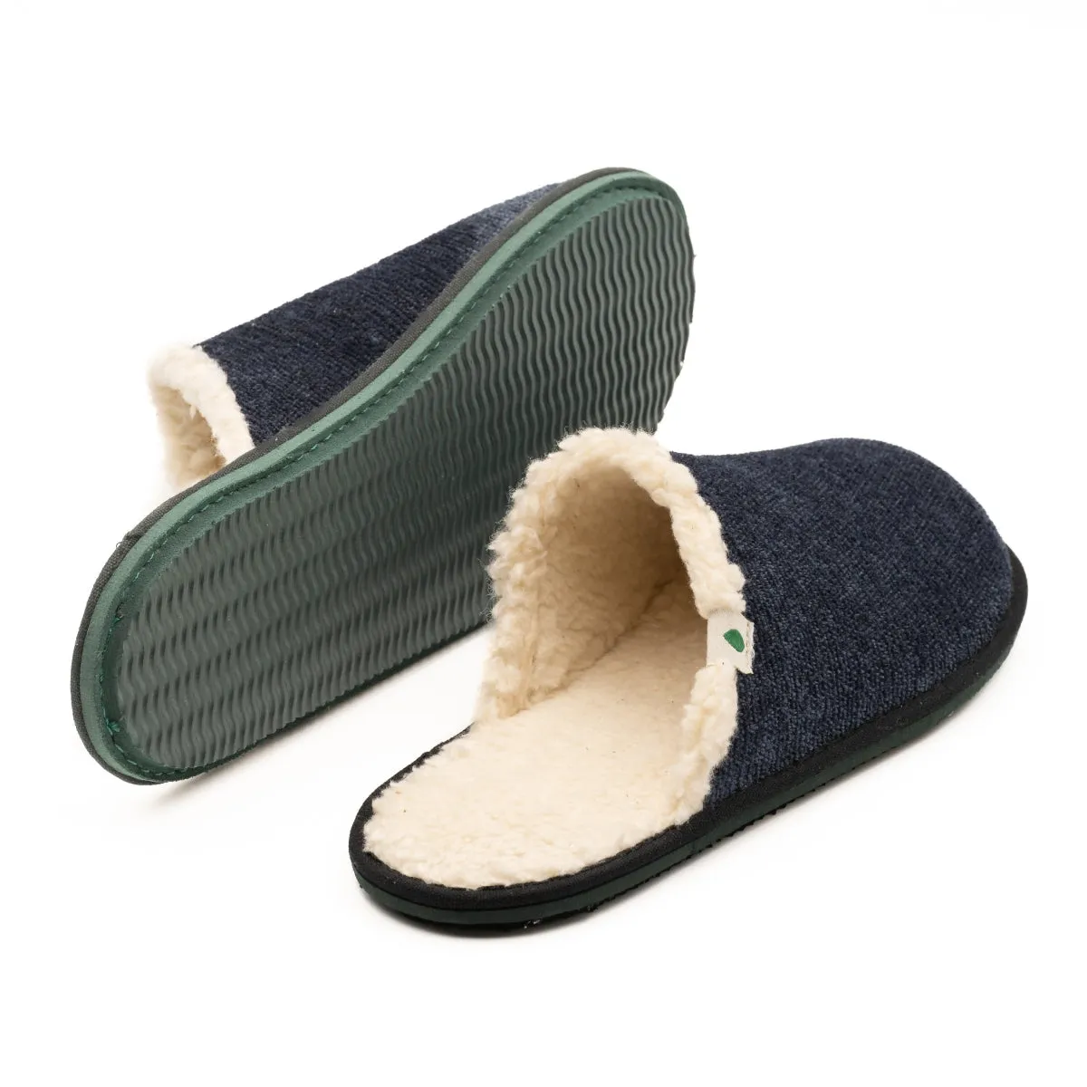 Vegan home slipper marine SAW011