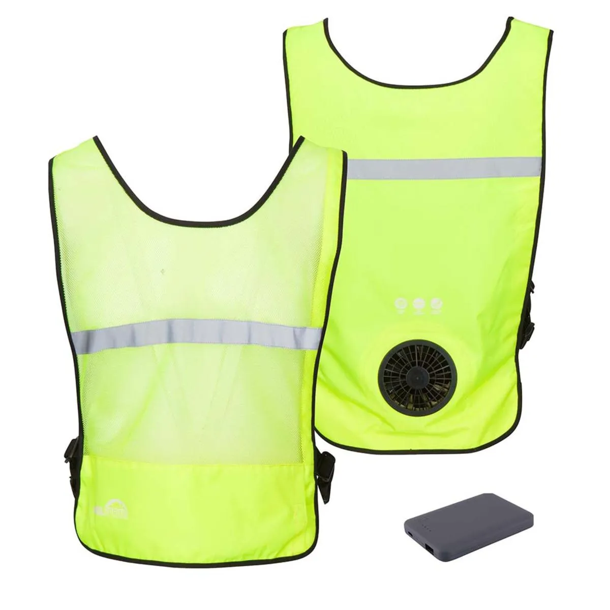 Venture Heat Unisex WindTech Single Speed Wearable Cooling Fan Vest with 3.7V Battery