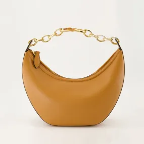 VLogo Moon Leather Hobo Bag