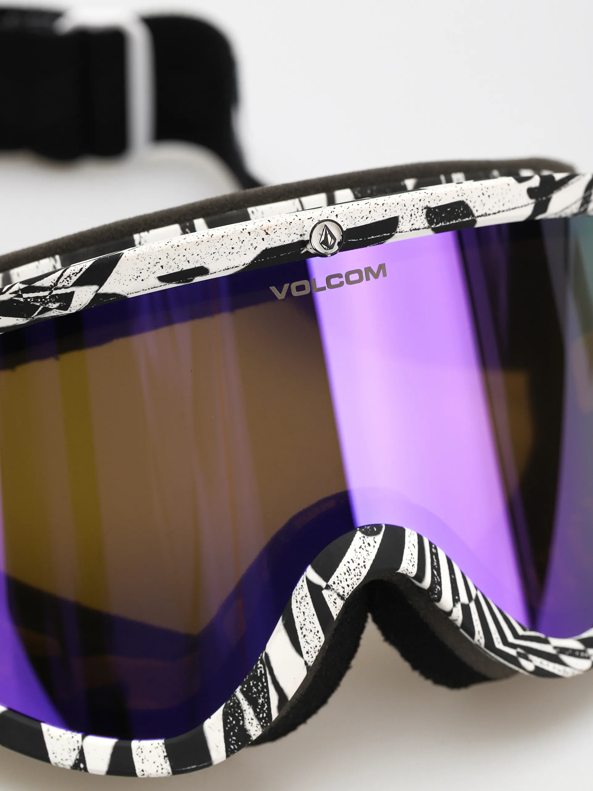 Volcom Footprints Goggles (op art/purple chrome+bl yellow)