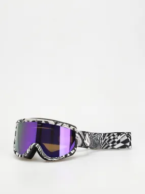 Volcom Footprints Goggles (op art/purple chrome+bl yellow)