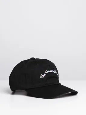 VOLCOM STONE WONDER DAD HAT - BLACK - CLEARANCE