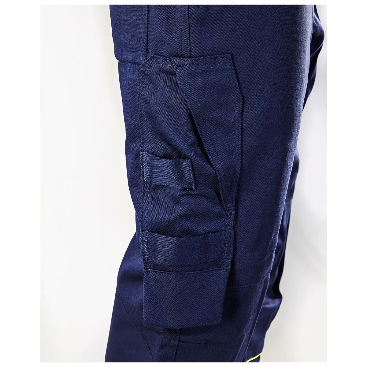 Welding Trousers 1701 Marine/High Vis Geel - Blåkläder