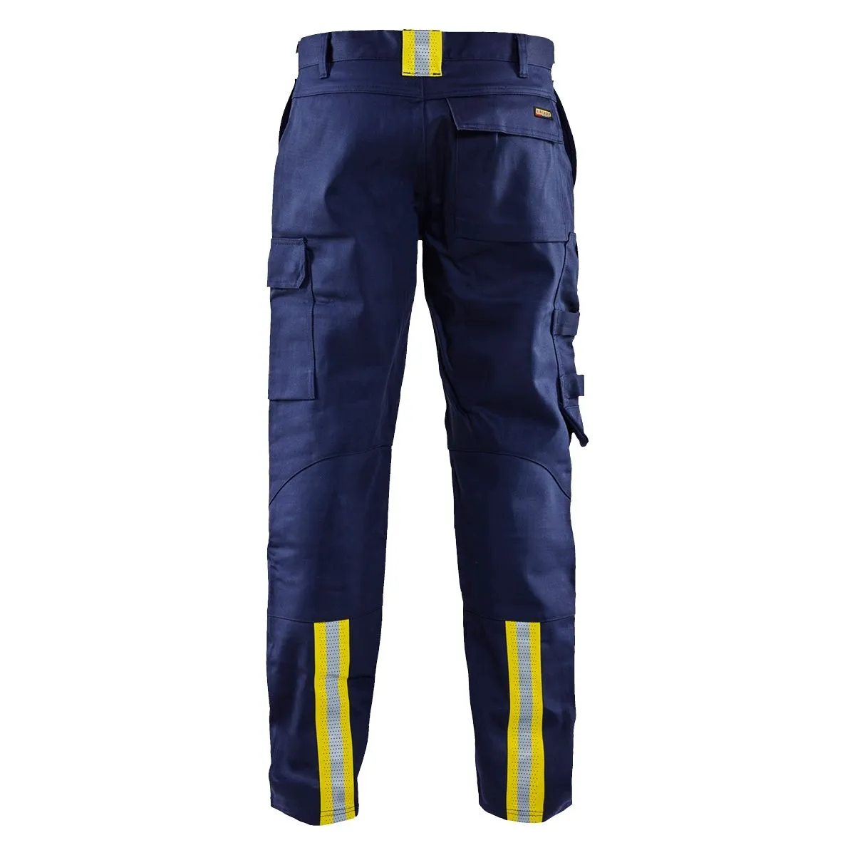 Welding Trousers 1701 Marine/High Vis Geel - Blåkläder