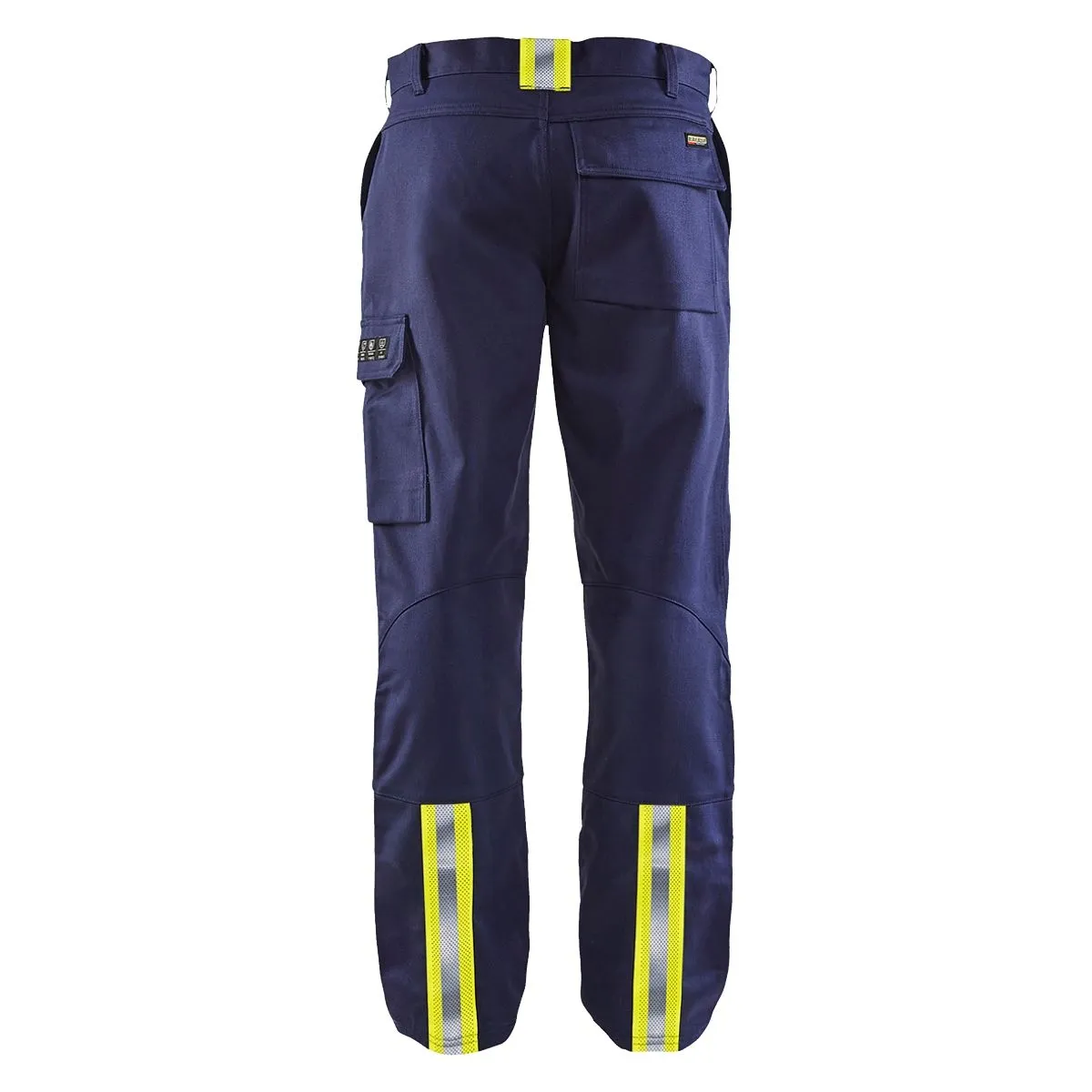 Welding Trousers 1701 Marine/High Vis Geel - Blåkläder