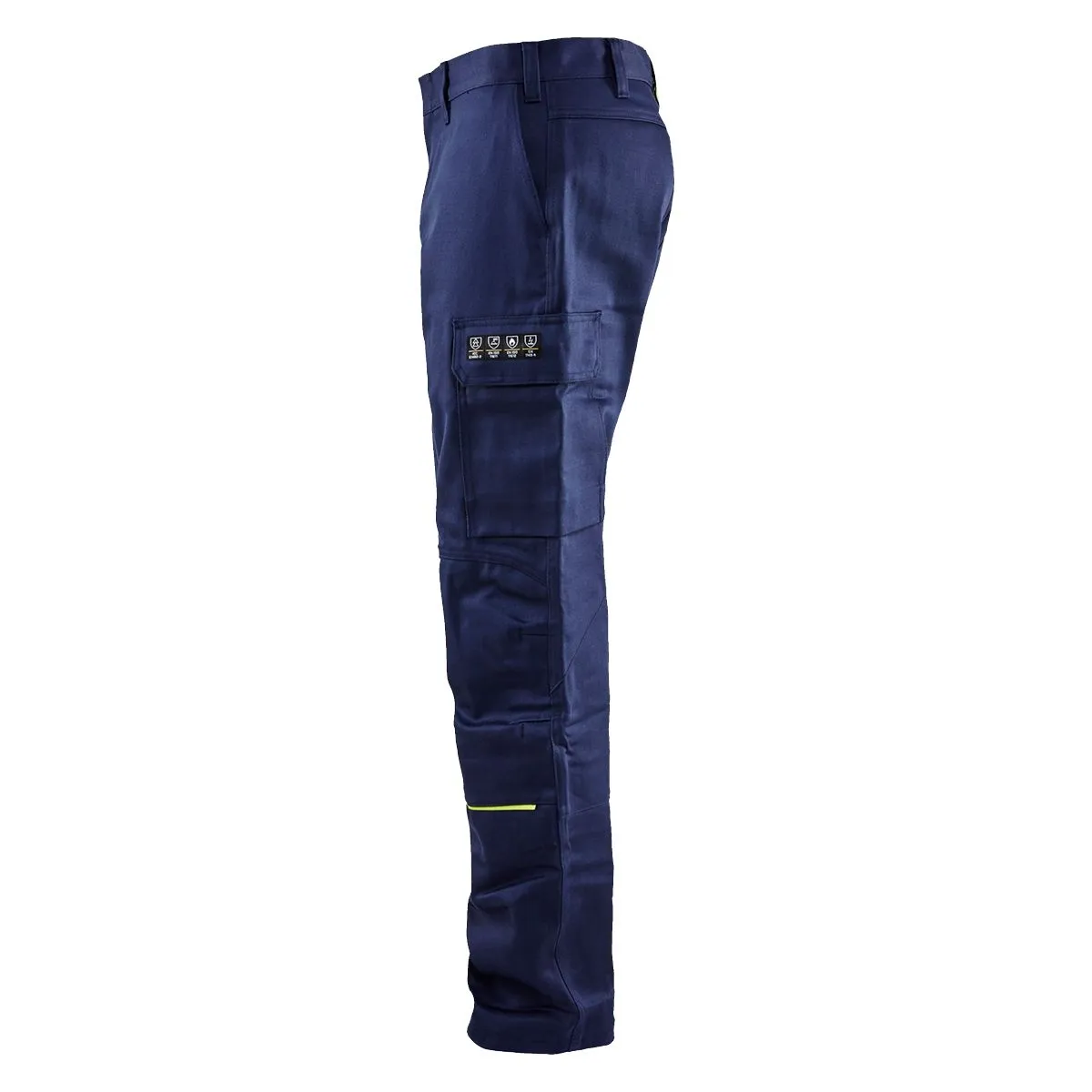 Welding Trousers 1701 Marine/High Vis Geel - Blåkläder