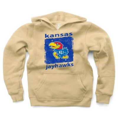 Wes and Willy Toddler Kansas Jayhawks Tatted Hoodie