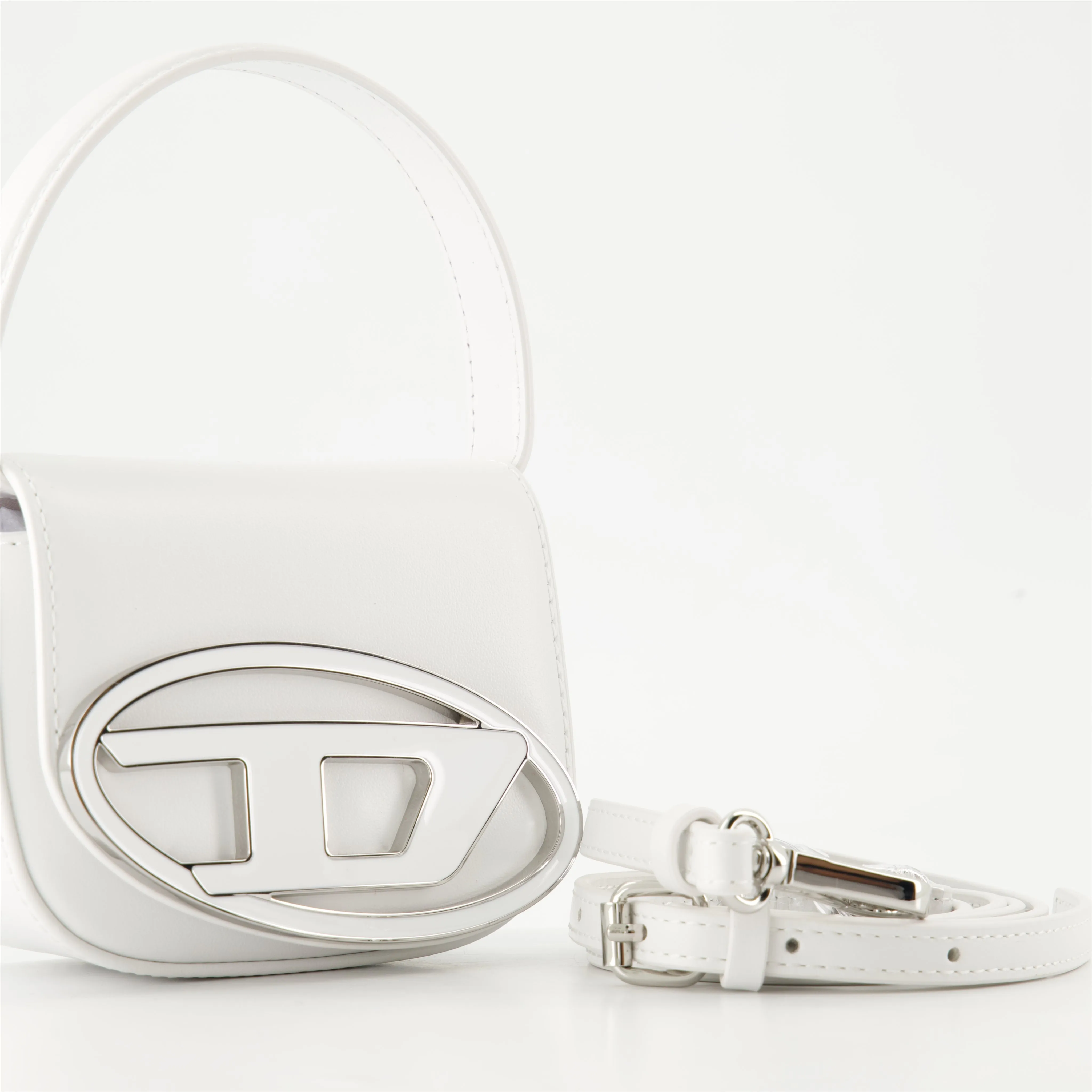 White Leather Mini Bag