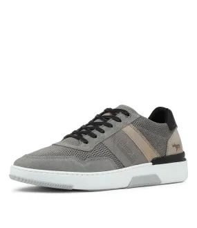 WILD RHINO Fitzroy Grey Leather Sneakers