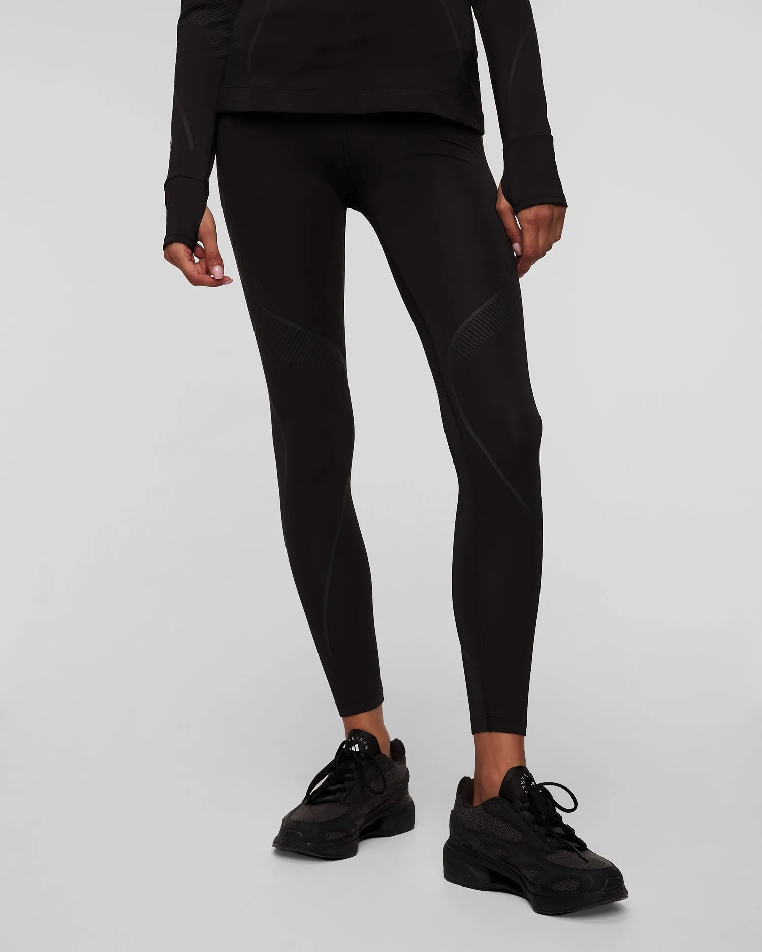 Women's black leggings Adidas by Stella McCartney Truepace IY5020-black