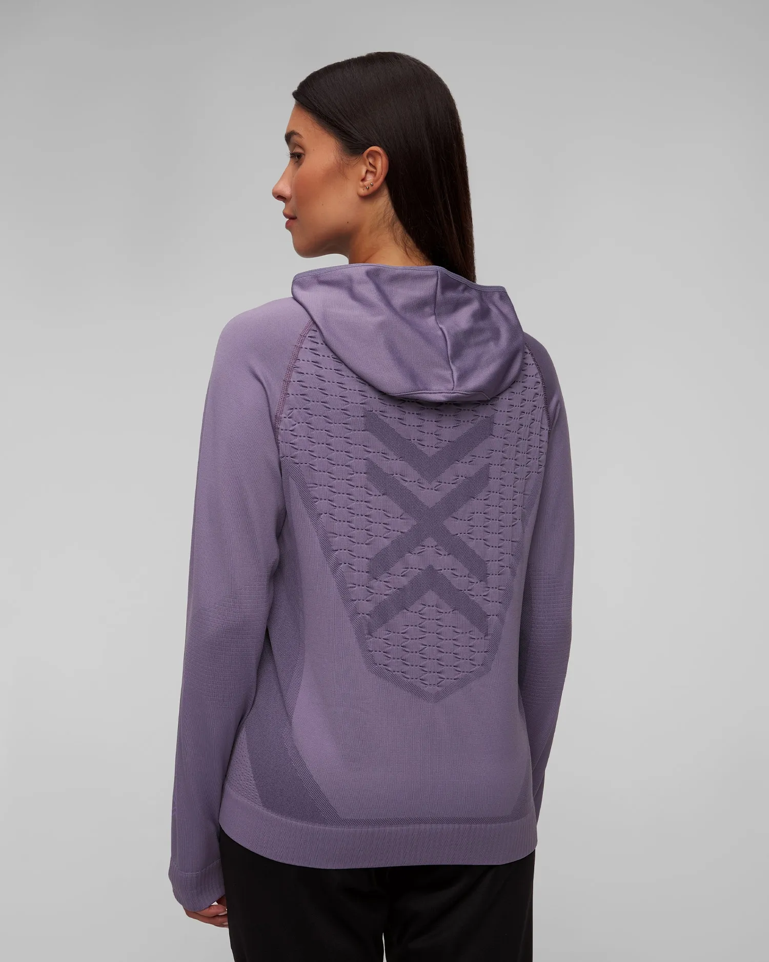 Women's purple hoodie X-Bionic X-Ential Hoody LS y1x2w24u-p096