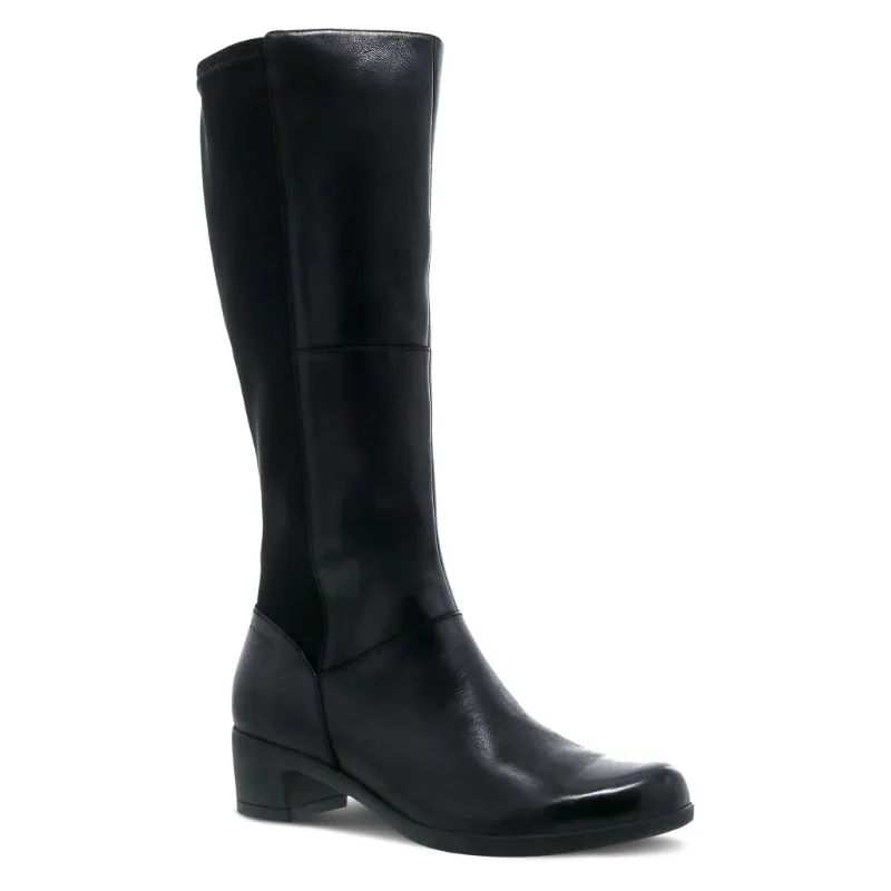 Women’s Dansko Celestine Boot – Black Burnished Nubuck