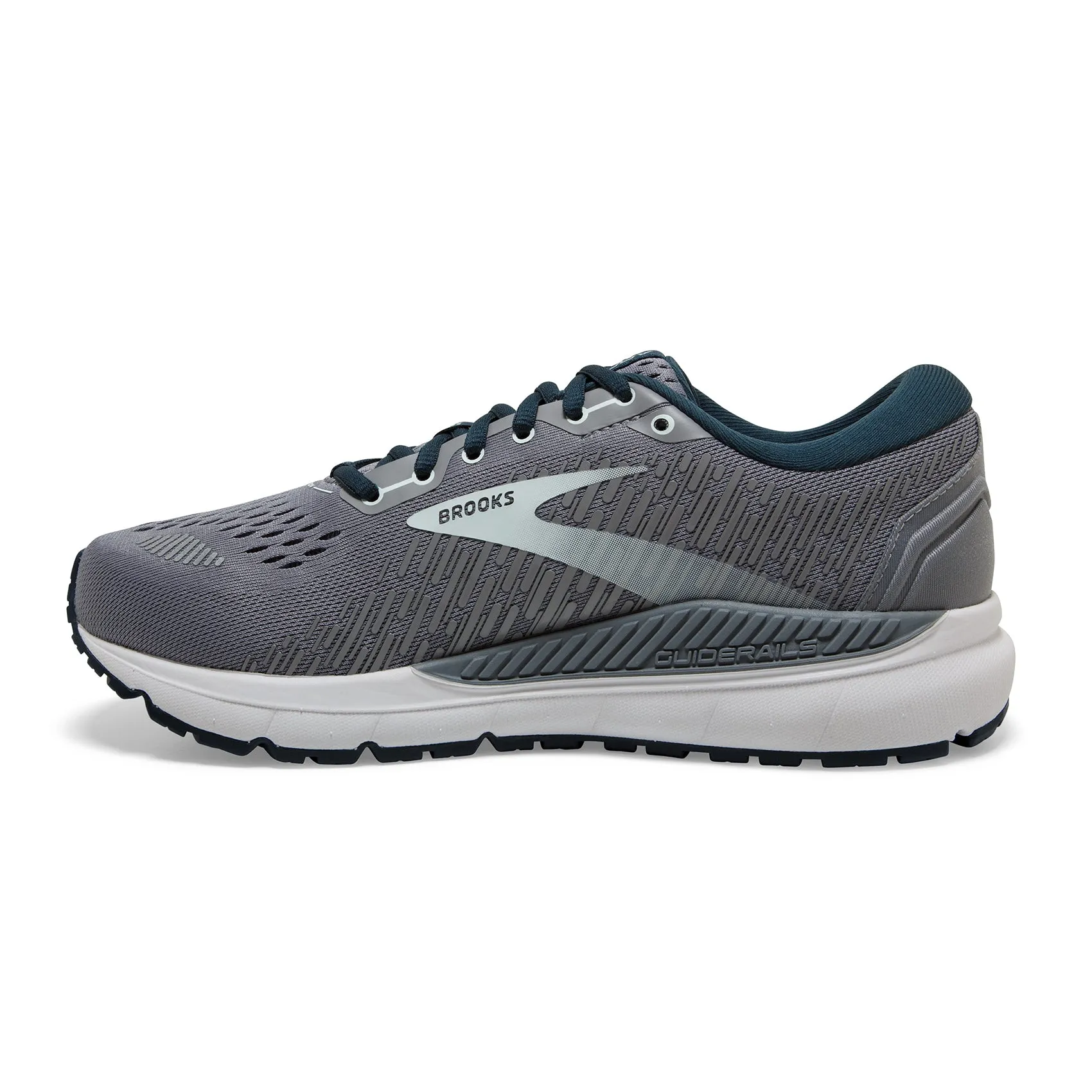 Women's Addiction GTS 15 Running Shoe - Grey/Navy/Aqua - Wide (D)