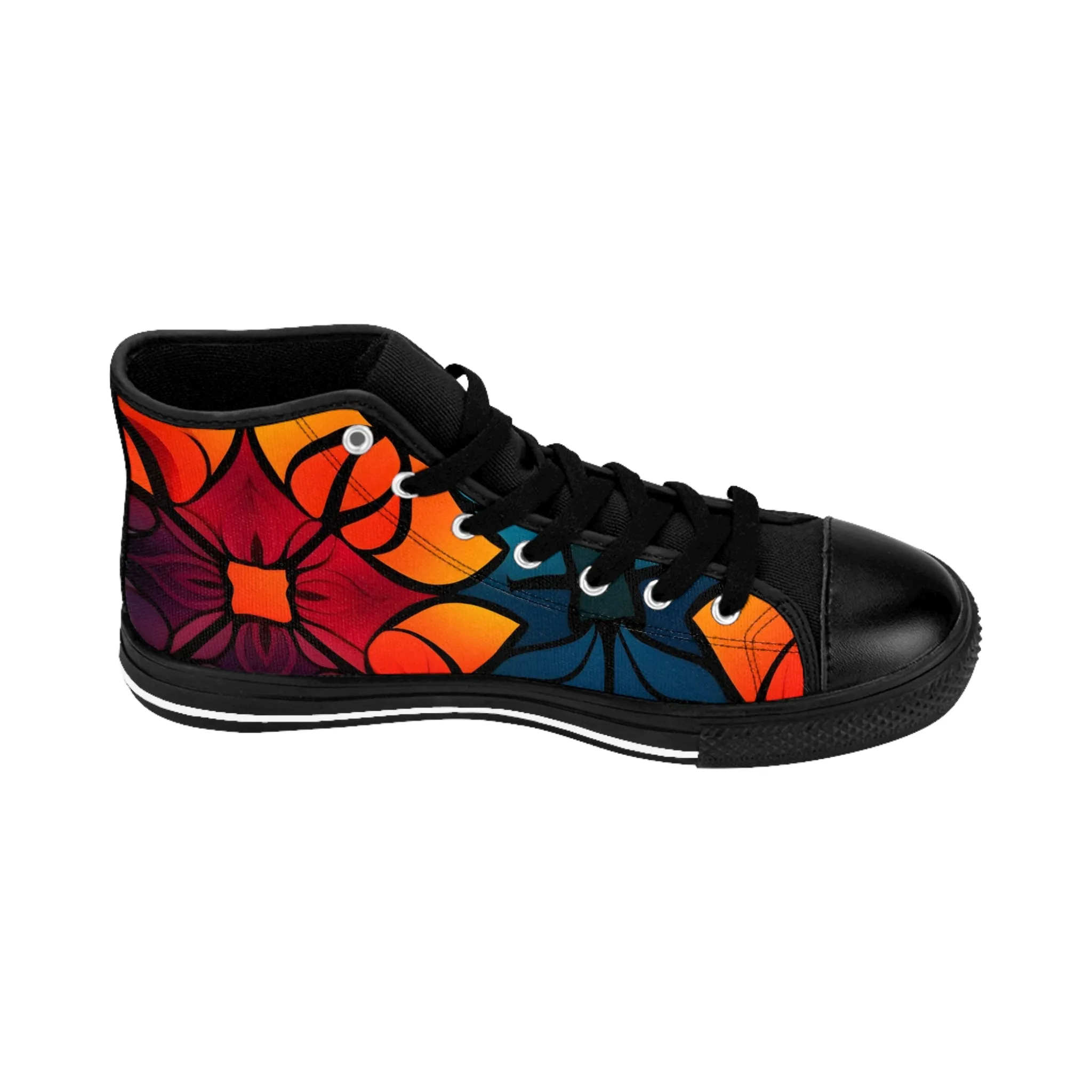 Women's Classic Bold Look High Sneakers. GB-000006Cmn