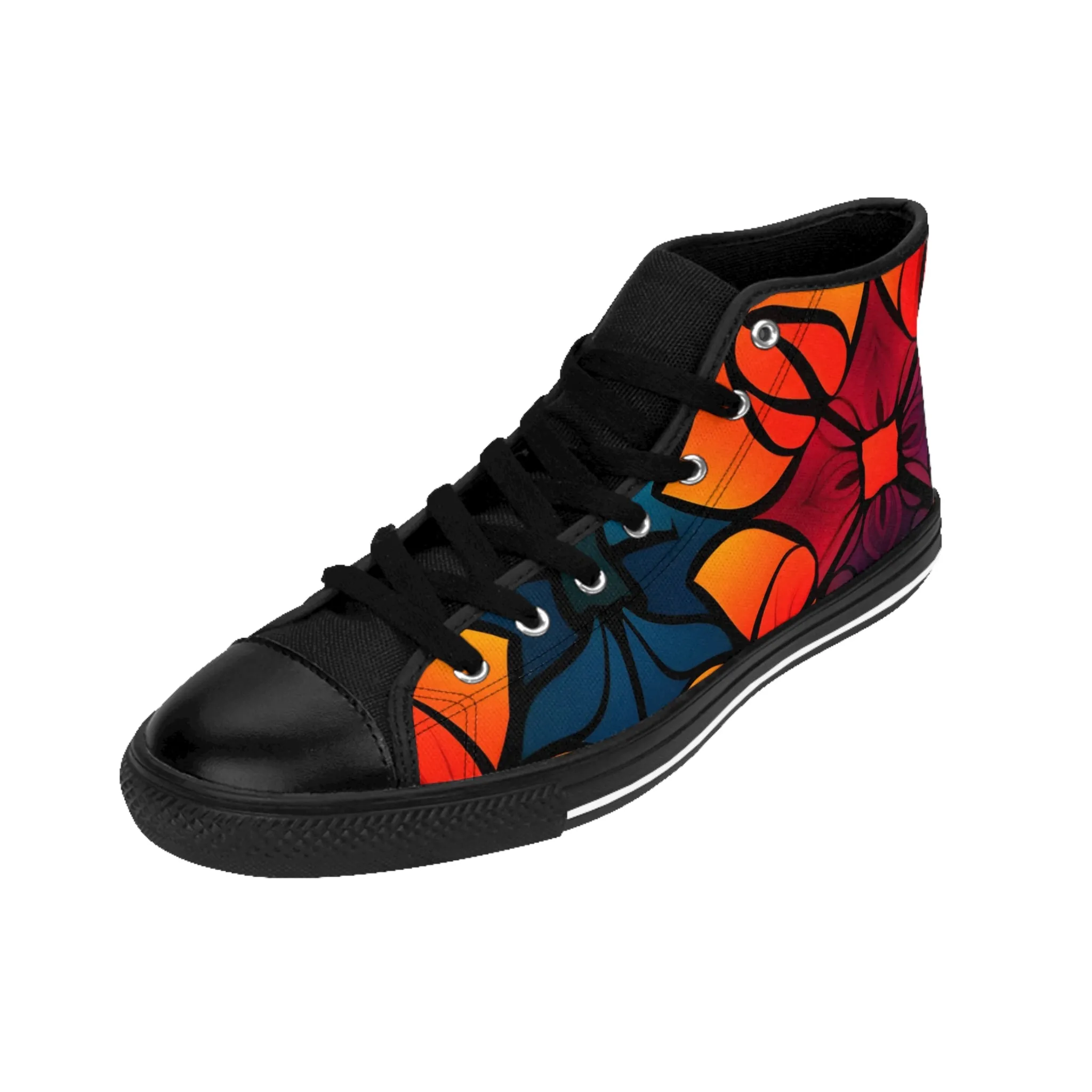 Women's Classic Bold Look High Sneakers. GB-000006Cmn