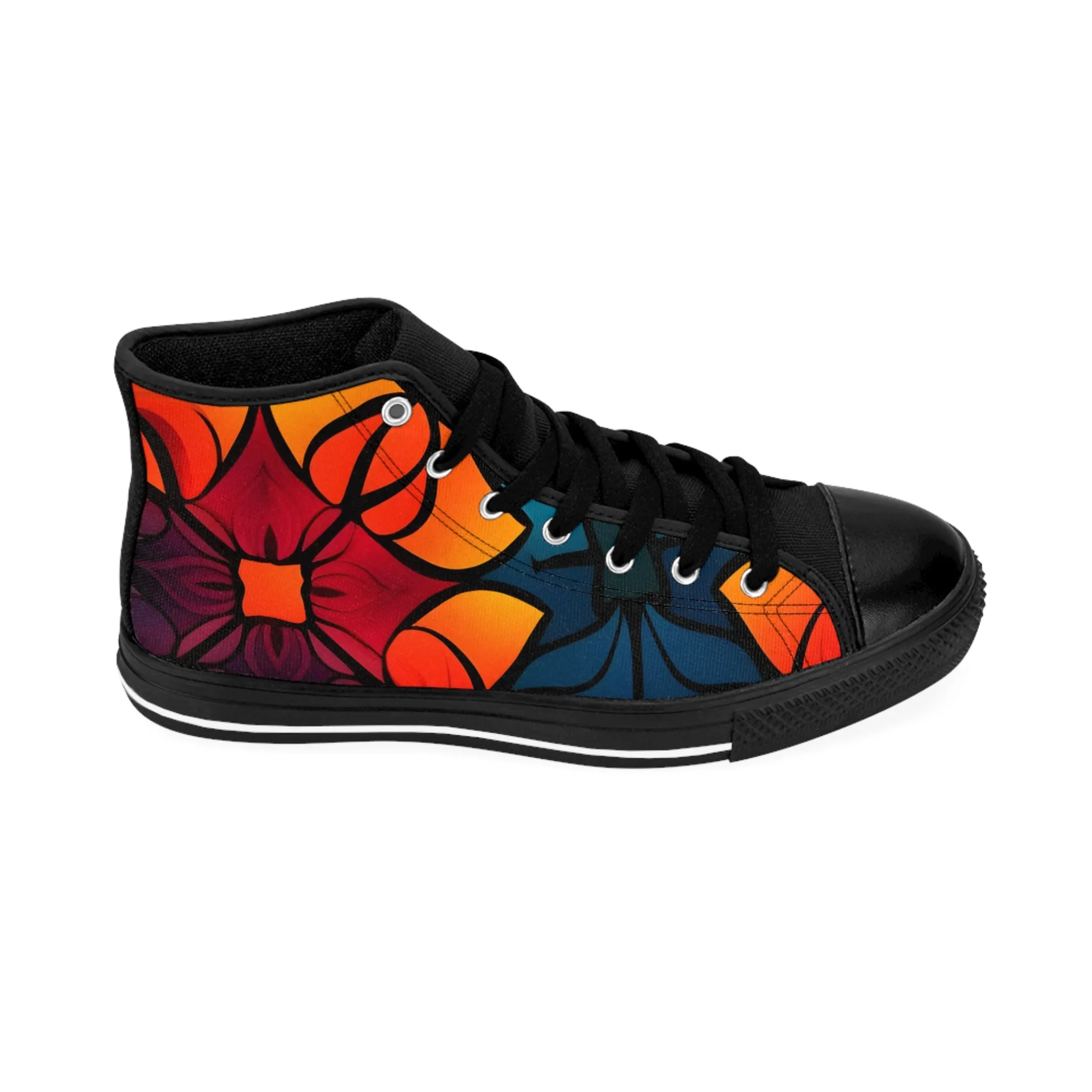 Women's Classic Bold Look High Sneakers. GB-000006Cmn