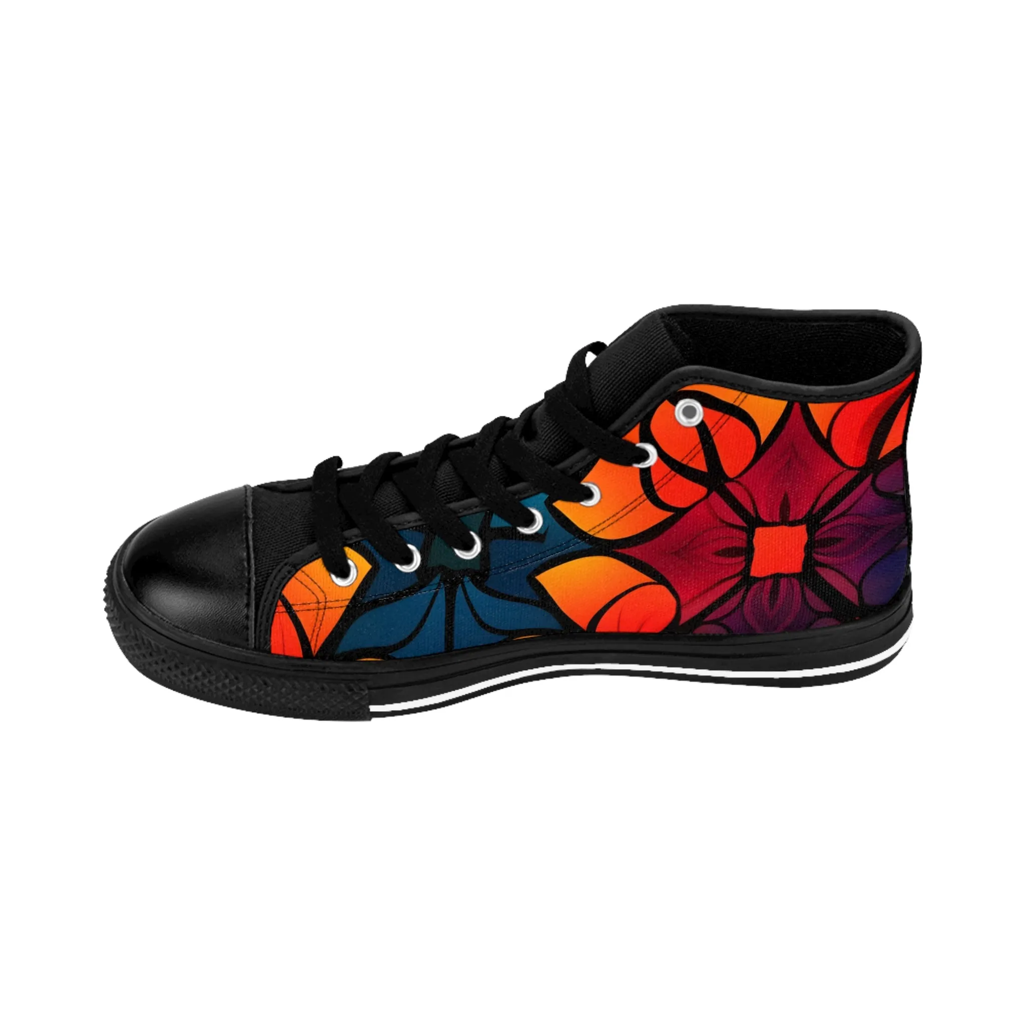 Women's Classic Bold Look High Sneakers. GB-000006Cmn