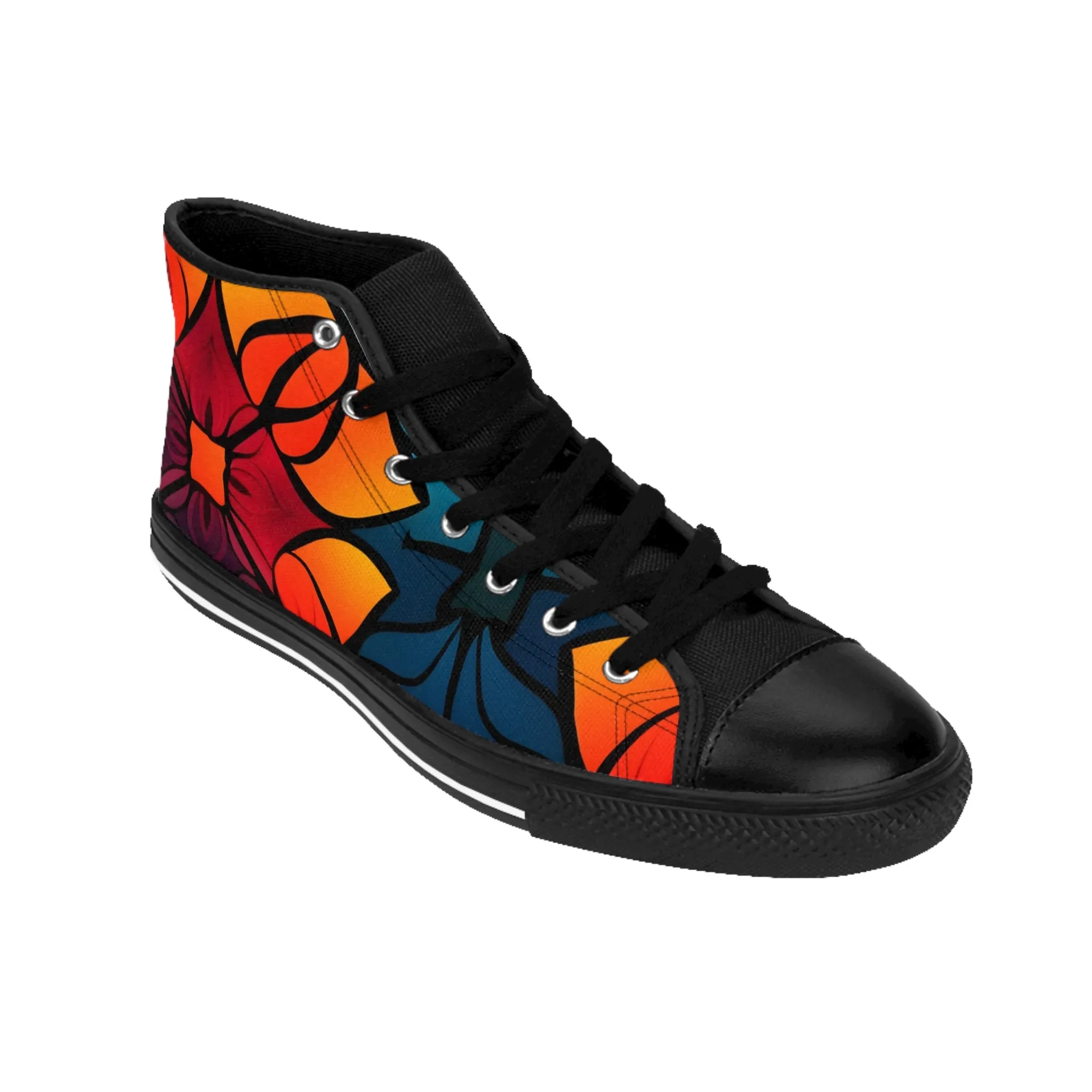 Women's Classic Bold Look High Sneakers. GB-000006Cmn