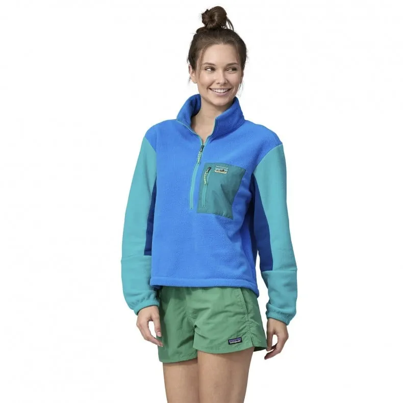 Women's Patagonia Microdini 1/2-Zip Fleece Pullover (Vessel Blue)