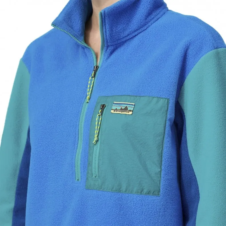 Women's Patagonia Microdini 1/2-Zip Fleece Pullover (Vessel Blue)