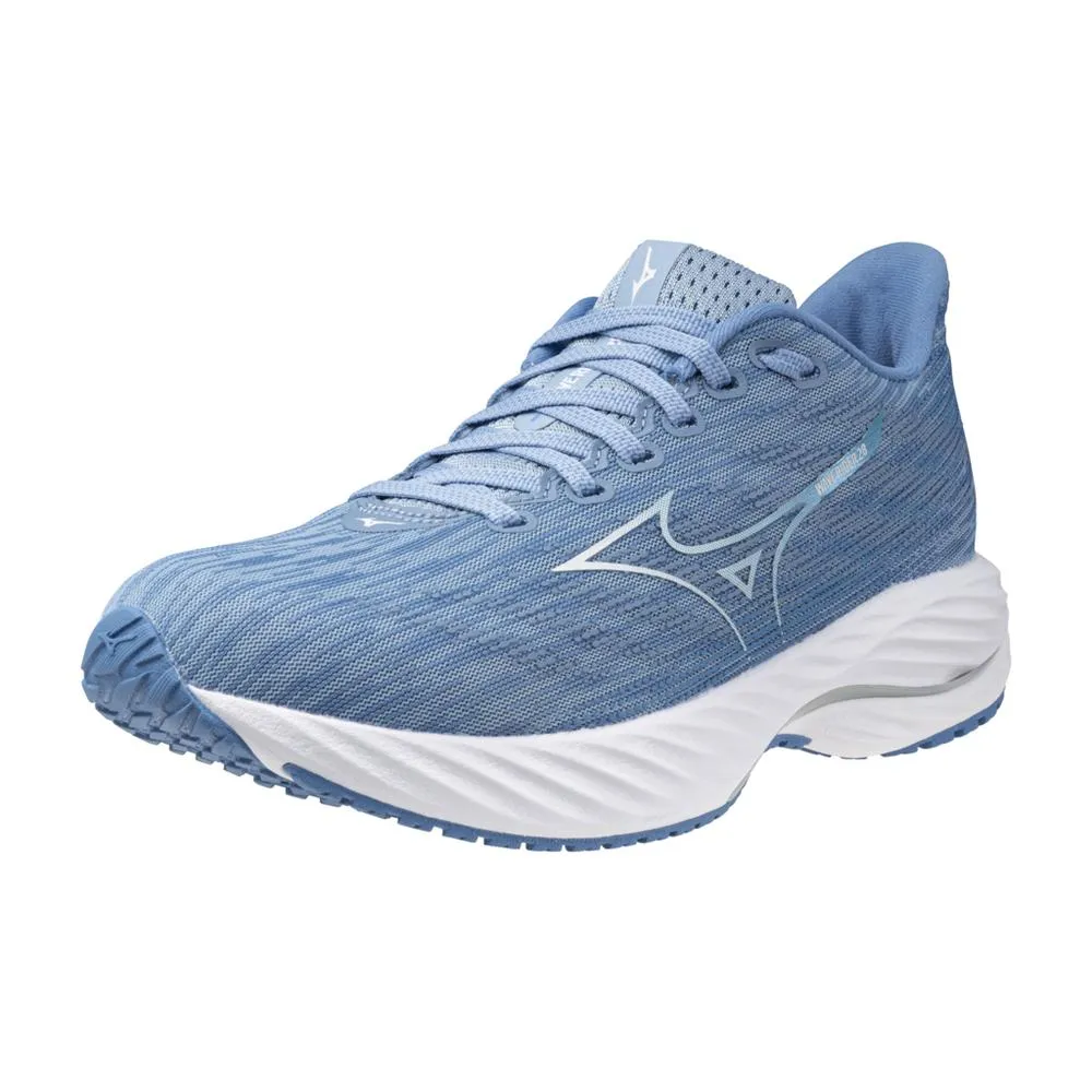 Women's Wave Rider 28 Running Shoe - Glacier Lake/ White - Regular (B)