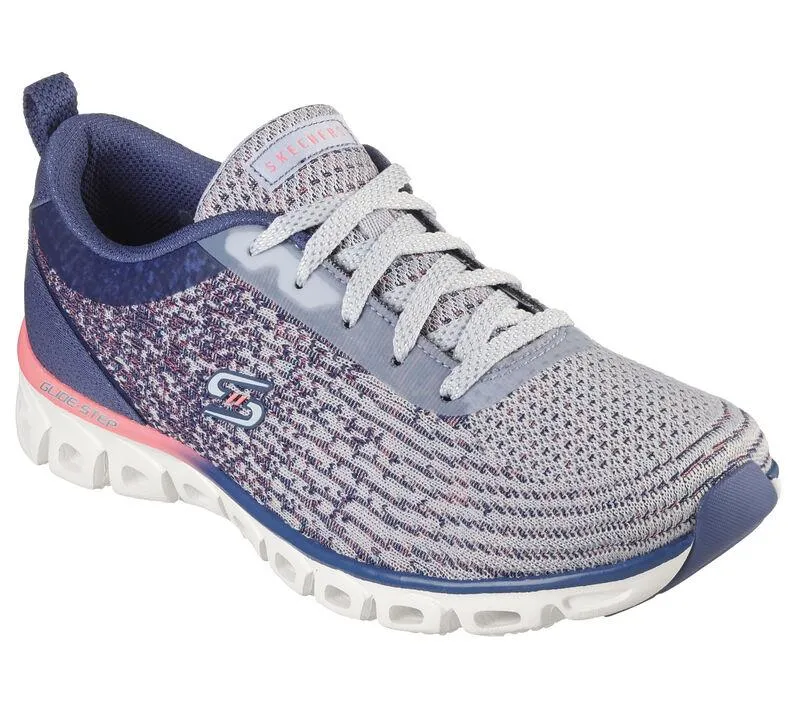 Women's Wide Fit Skechers 104325 Glide Step Sport - Head Start Sneakers