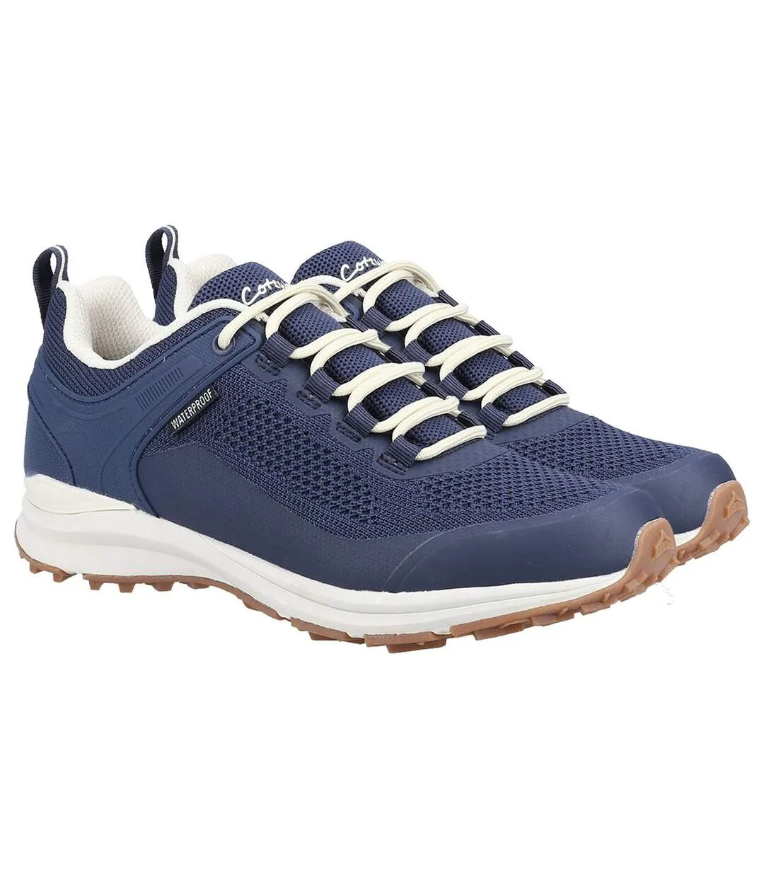 Womens/ladies compton trainers navy Cotswold