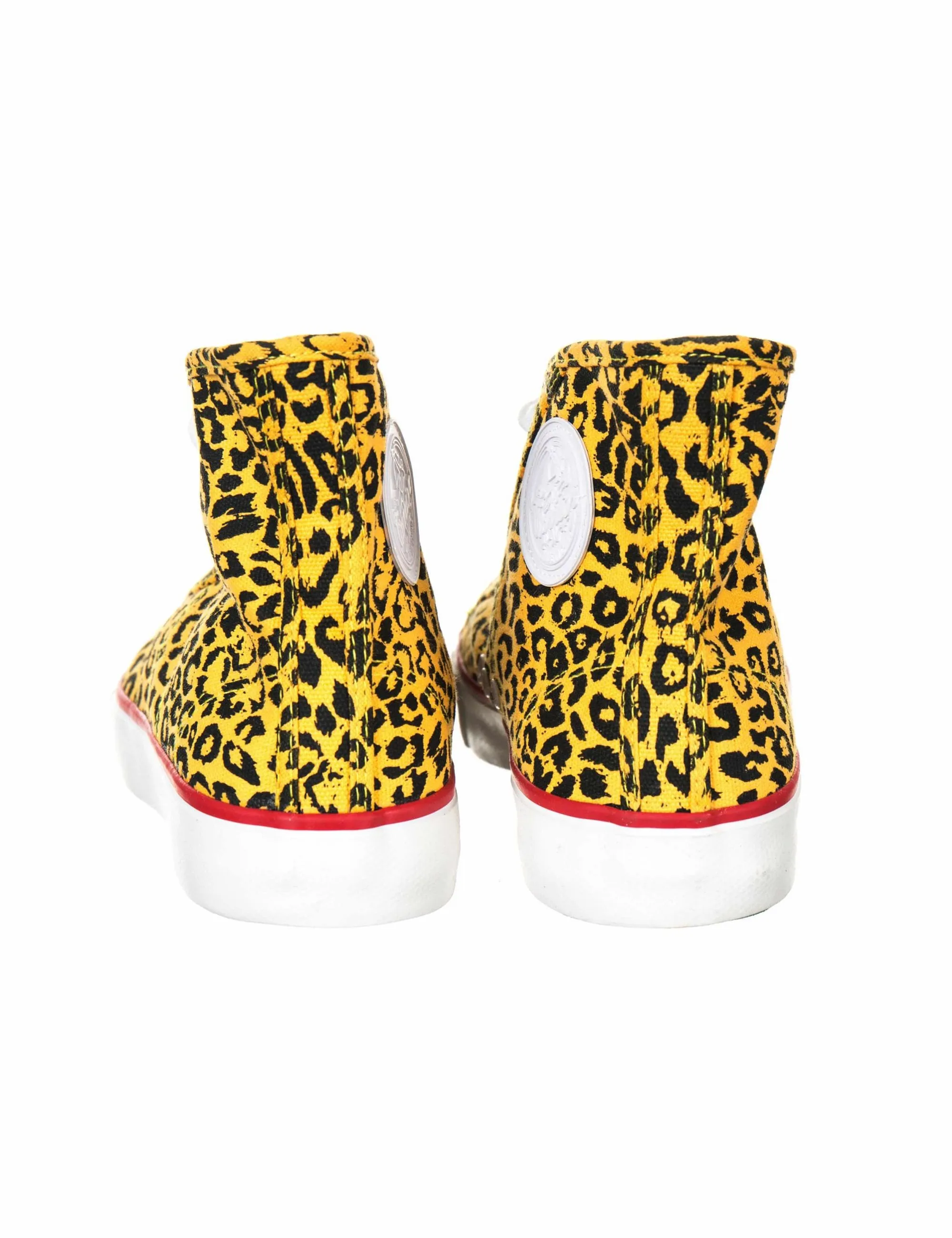 x Warrior Hi Trainers - Leopard Energy Yellow