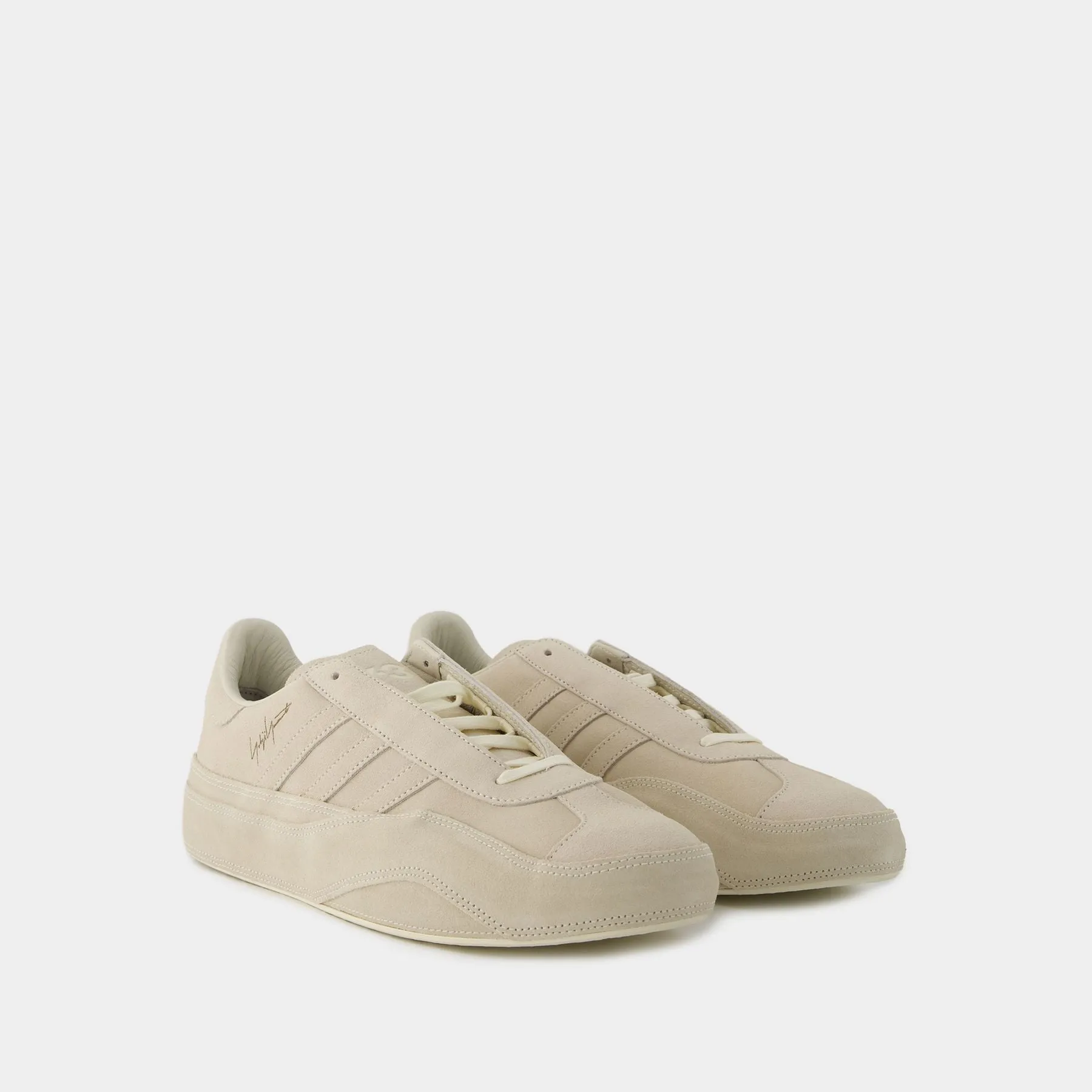 Y-3  Gazelle Sneakers - Y-3 - Leather - White