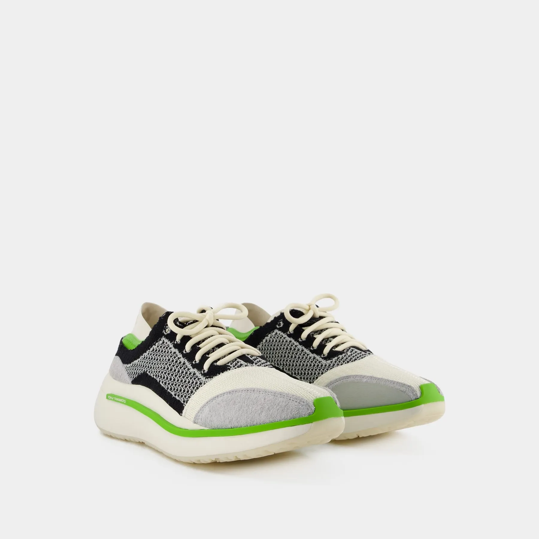 Y-3  Qisan Knit Sneakers - Y-3 - Leather - Multicolor