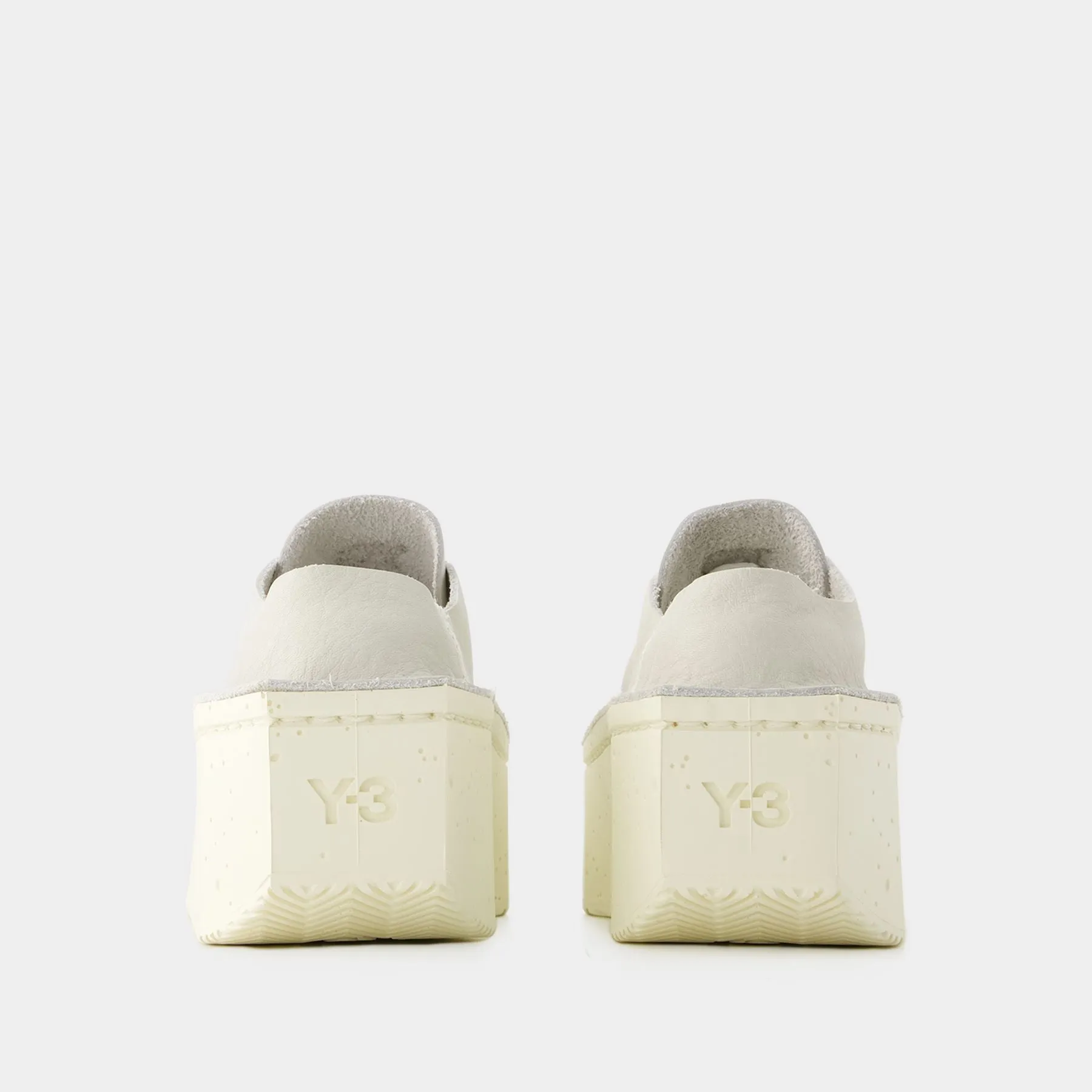 Y-3  Renga Lo Sneakers - Y 3 - Leather - White