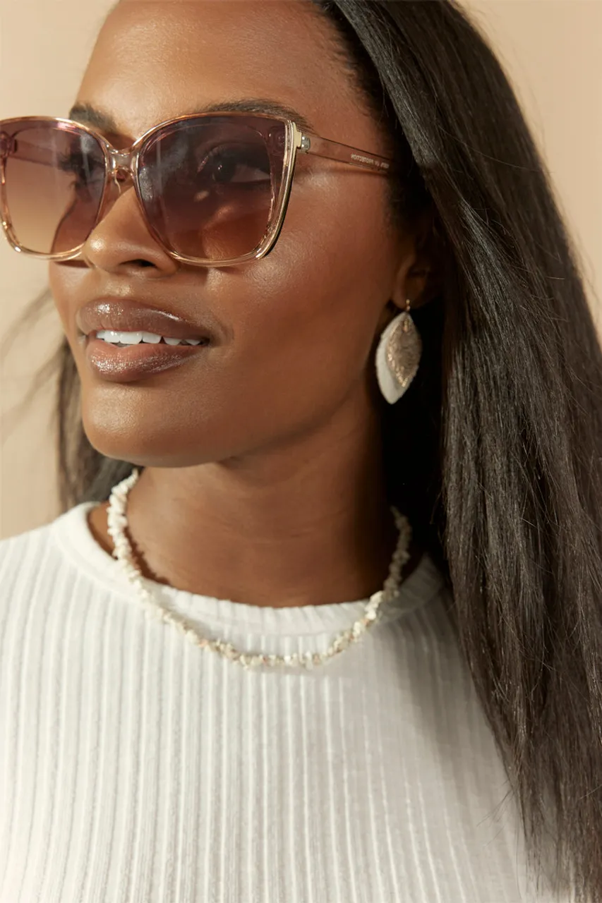 Yvette Oversized Round Sunglasses