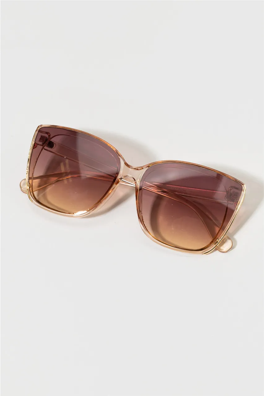 Yvette Oversized Round Sunglasses