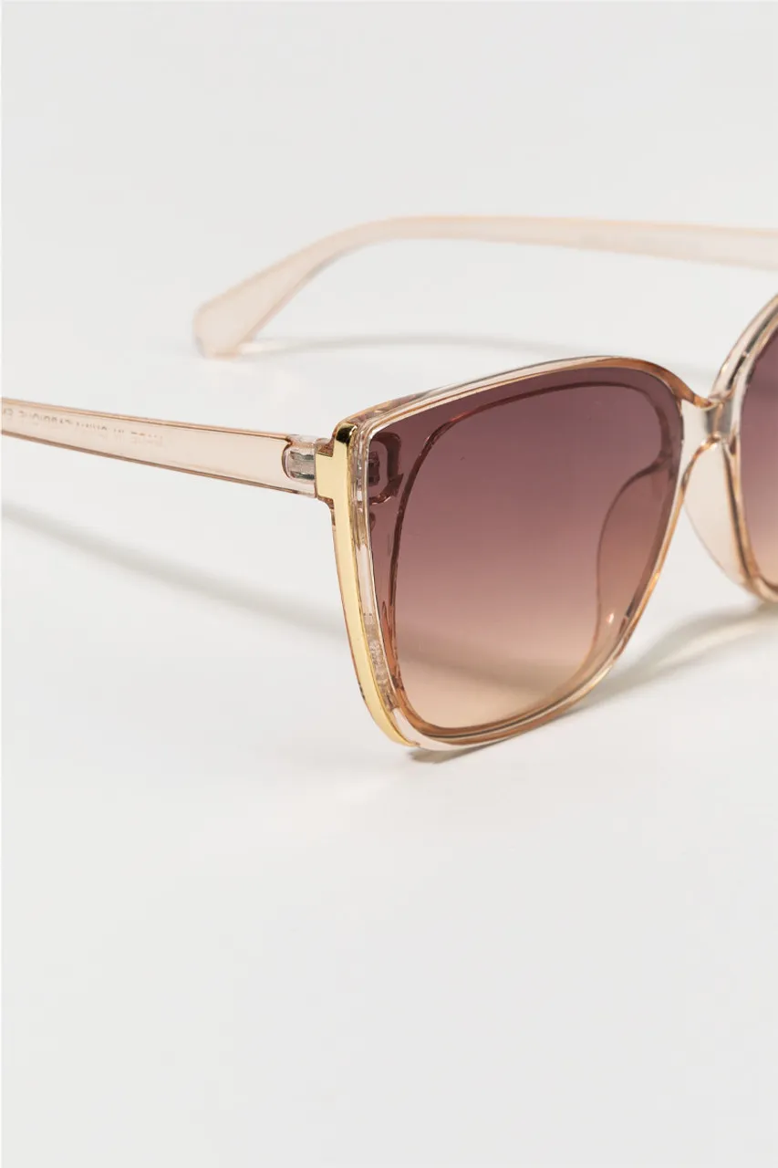 Yvette Oversized Round Sunglasses