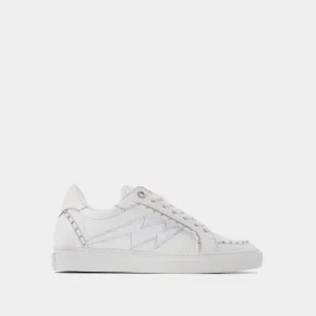 Zadig & Voltaire  Zv1747 Sneakers - Zadig & Voltaire - White - Leather