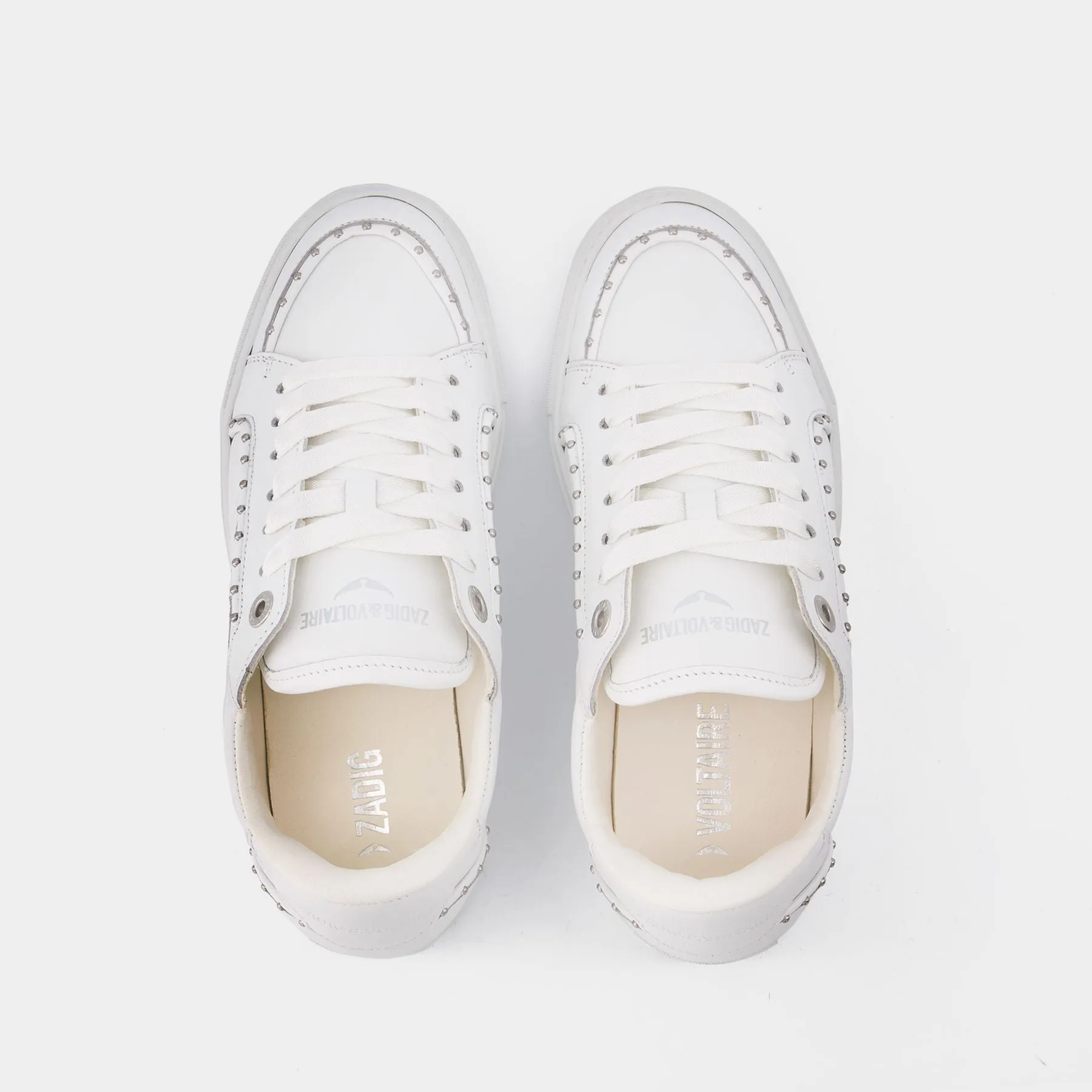 Zadig & Voltaire  Zv1747 Sneakers - Zadig & Voltaire - White - Leather