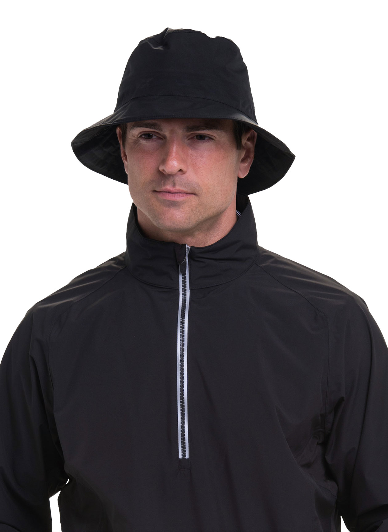 Zero Restriction Waterproof Bucket Hat  Black